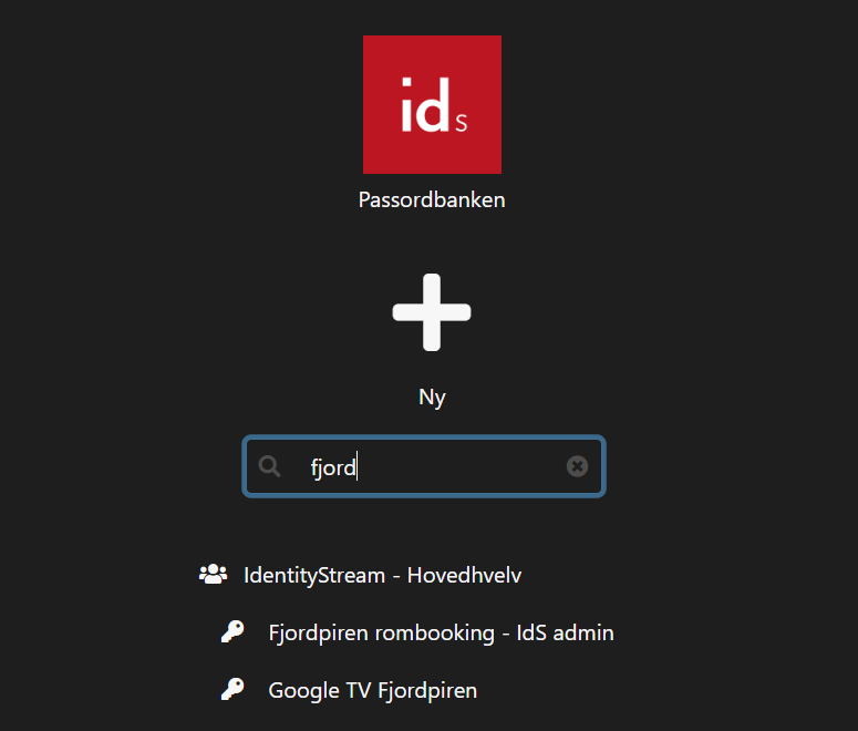 Søkbare hemmeligheter